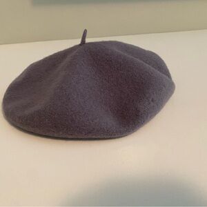 100% Wool Grey Beret